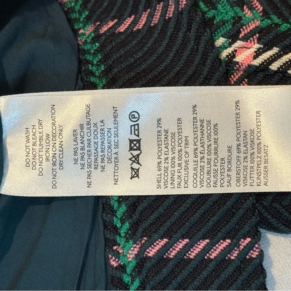 Maeve for Anthropologie Plaid Jacket with Faux Fur Collar - Picture 11 of 11